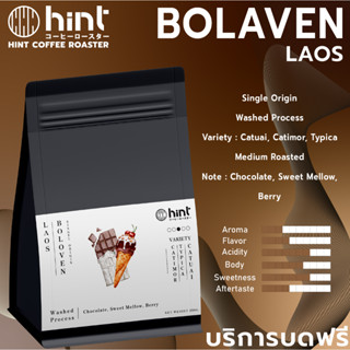 HINT Coffee Roaster เมล็ดกาแฟคั่วกลาง Laos Bolaven
