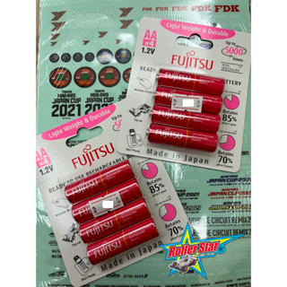 ถ่านชาร์จ Fujitsu รุ่น HR-3UTLA(4B) new (Mini 4wd TAMIYA) AA 1000mAh แพ็ค 4 ก้อน (ประกันศูนย์ไทย) Made In Japan