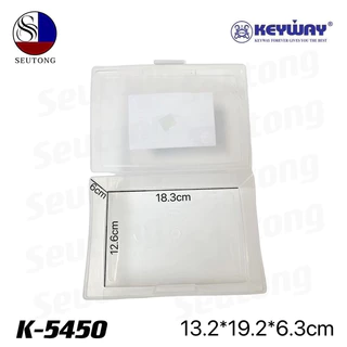 Keyway กล่องใส่ของ กล่องใส่ของอเนกประสงค์ ฝาเปิดปิด สีใส รุ่น K-5450