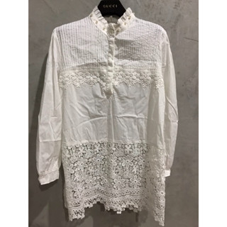 เสื้อเชิ้ตคอปีน ตัวยาว
