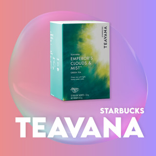 สตาร์บัคส์ ชา ทีวาน่า Emperor’s Clouds &amp; Mist Starbucks Teavana®  กล่อง 12 ซอง สินค้าของแท้ หิ้วใหม่ทุกครั้ง