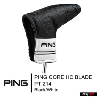 PING HEAD CORE HC BLADE PT 214 สี BK/WH PING HEAD COVER 214 ปลอกหัวไม้กอล์ฟ ปลอกหุ้มหัวไม้กอล์ฟ