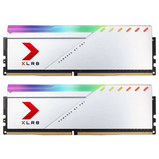 PNY - MD16GK2D4320016XSRGB_XLR8 RGB DDR4 Silver 16GB(8x2) 3200MHz Desktop Memory