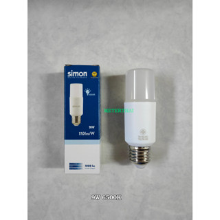 SIMON หลอด LED E Stick E27 ทรงแท่ง ทรงกระบอก 9w แสงขาว 6500K