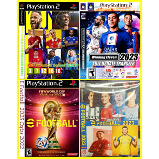 Pro evolution soccer 2023 และ Winning 2023 ปิดตราดนักเตะ แผ่นเกม PS2 (อัพเดทล่าสุด) ภาษาอังกฤษ 100%