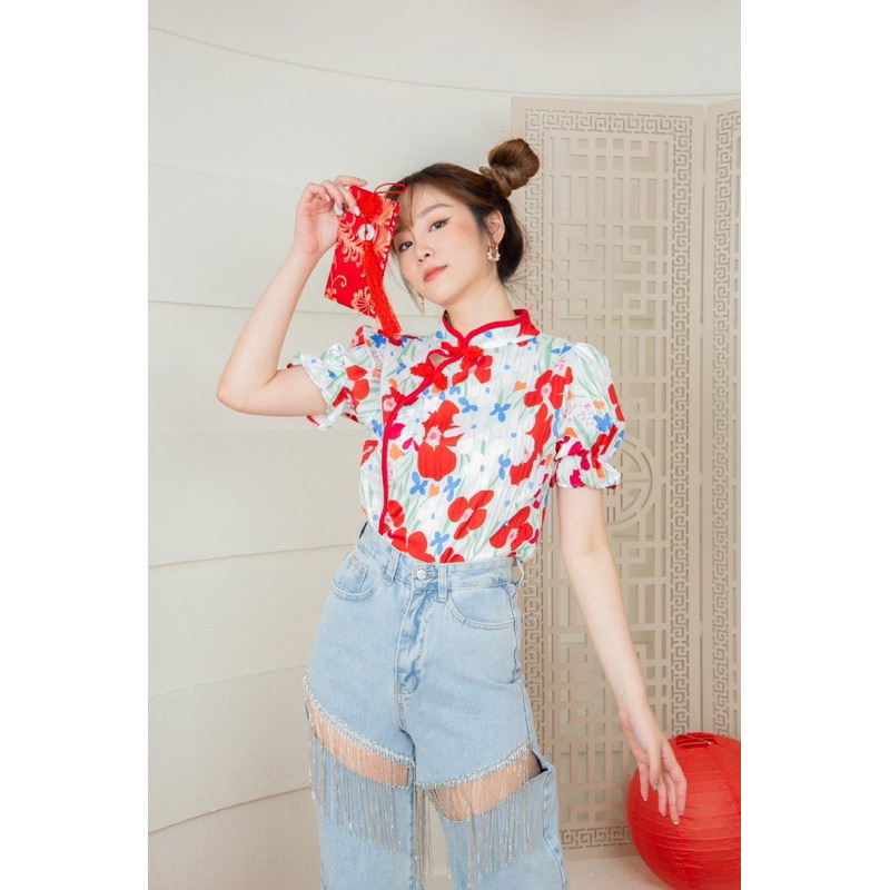 New เสื้อกี่เพ้า เสื้อตรุษจีน | Shopee Thailand