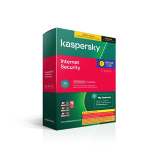 Kaspersky Internet Security 1 Year 1 Device for PC, Mac and Mobile Antivirus Software โปรแกรมป้องกันไวรัส