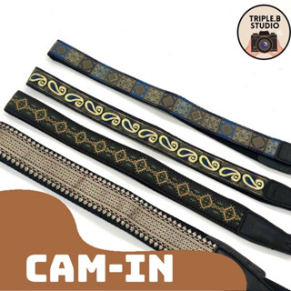 {ส่งจากไทย}(Cam5) Cam-in สายคล้องกล้อง สายคล้องคอ รุ่น วินเทจ