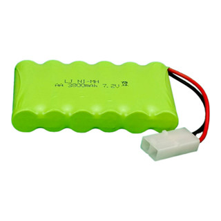 Battery 7.2V 3800 mAh. Ni-MH Plug Type- KET-2P (ปลั๊กสีขาว 2 รู) หรือปลั๊กแบบ TAMUYA