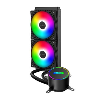 PC Cooler CPU Liquid Cooler GI-CL240VC - Black ชุดระบายความร้อนซีพียู