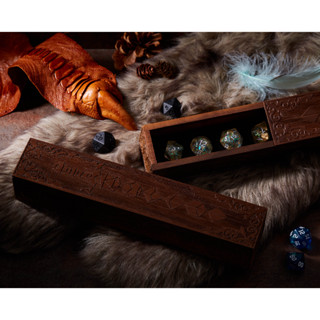 SLIDE DICE BOX (ไม่มีลูกเต๋า) **ONLY BOX NOT INCLUDE DICE** Dice Vault DnD | Dice Vault | RPG Dice Set | D&amp;D Dice