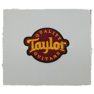 ตัวรีดติดเสื้อ Taylor Guitars อาร์มรีด อาร์มปัก ตกแต่งเสื้อผ้า หมวก กระเป๋า แจ๊คเก็ตยีนส์ Embroidered Iron on Patch DIY