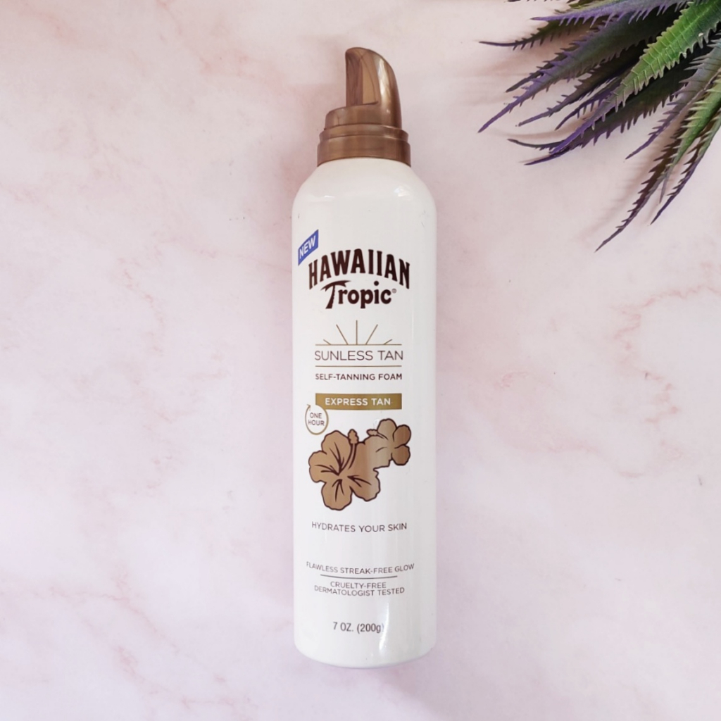 [Hawaiian Tropic®] Sunless Tan Self-Tanning Foam Express Tan 200 g โฟมเปลี่ยนสีผิวให้เป็นผิวแทน