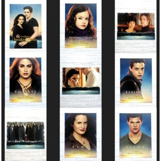 การ์ดแวมไพร์ ทไวไลท์ เบรคกิ้ง ดอว์น ( THE TWILIGHT SAGA BREAKING DAWN PREMIUM TRADING CARDS PART 2 )