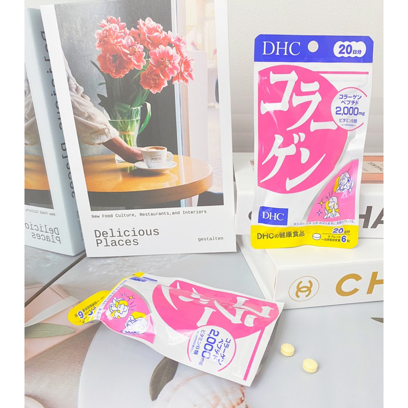 🏆คอลลาเจน DHC ( DHC Collagen ) ชนิดเม็ด 1 ซองประกอบด้วย 120 เม็ด สำหรับทาน 20 วันสกัดจากปลาทะเลน้ำลึ