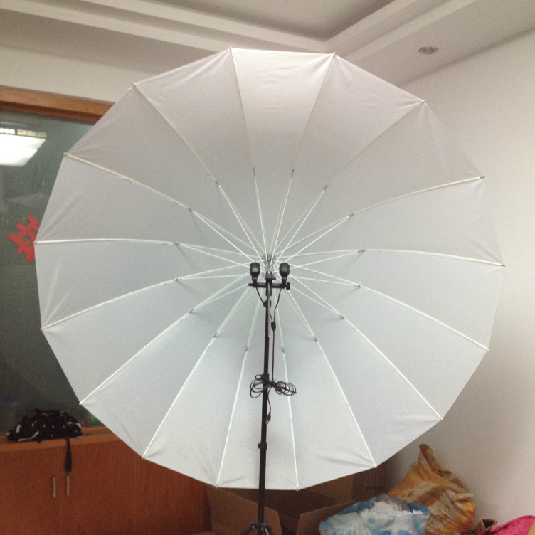 ร่มสะท้อนสำหรับไฟสตูดิโอ/ร่มกระจายแสง ขนาด 180 cm (สีดำ-เงิน) Photography Reflector Umbrella Studio Reflector 180cm