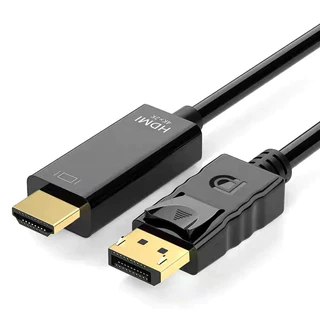 (ส่งไวจากไทย) สายแปลง DisplayPort to HDMI 4K 2K ความละเอียดสูง มีรับประกัน