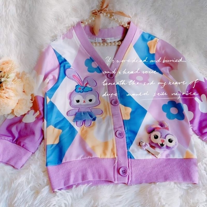 พร้อมส่ง // เสื้อกันหนาว, เสื้อคลุมกันลม มายเมโลดี้ My melody สีชมพู