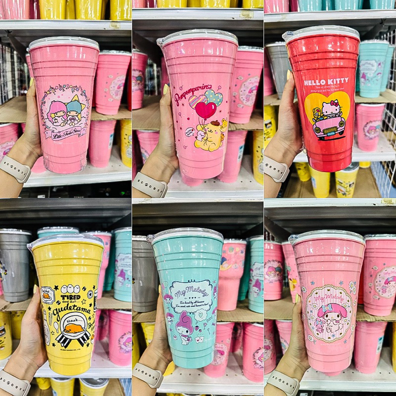 แก้วน้ำแก้วเก็บความเย็น ลิขสิทธิ์แท้ sanrio