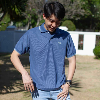 เสื้อโปโลคอปกขลิบ Adarus ใส่สบาย เนื้อผ้าพรีเมี่ยมไม่ลื่นไม่ร้อนใส่สบาย มีไซส์ใหญ่ 2XL อก46"