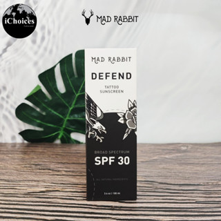 [Mad Rabbit] Defend Tattoo SPF 30, 100 ml โลชั่นกันแดด ดูแลรอยสัก บำรุงรอยสัก