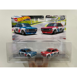 รถเหล็ก HOT WHEELS PREMIUM ของแท้ 2 Pack 71 BRE DATSUN 510