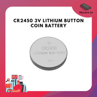 CR2450 3V Lithium Button Coin Battery for watches, toys,calculator etc.