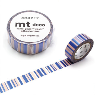 mt masking tape overlapped stripe (MT01D543) / เทปตกแต่งวาชิ รุ่นวาว ลาย overlapped stripe แบรนด์ KAMOI mt masking tape