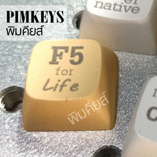 Keycap คีย์แคป PBT XDA ไทย Custom ข้อความได้ ด้วยเลเซอร์ คมชัด ไม่หลุดลอก