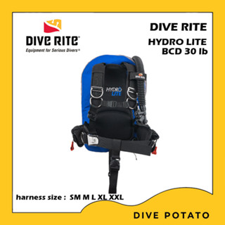 Dive Rite BCD Hydro Lite BCD สำหรับดำน้ำ Scuba Diving (30lb)(30ปอนด์)