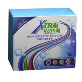 Xtra Wash เอ็กซ์ตร้า วอช ผงซักฟอกเข้มข้น 1 กก.