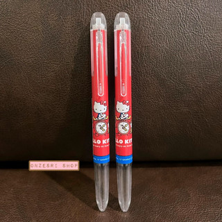 ปลอกปากกา Pilot Hi-Tec-C Coleto ใส่หมึกได้ 3 ไส้ ลาย Hello Kitty สีแดง ลาย Scale