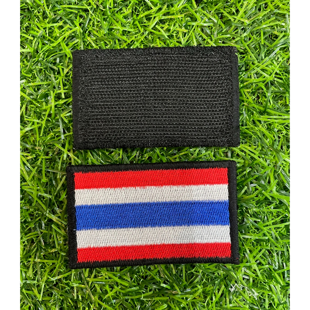 อาร์มธงชาติ ขอบดำ 5*7.5 ติดตุ๊กแก สินค้ารับประกัน จากผู้ผลิต