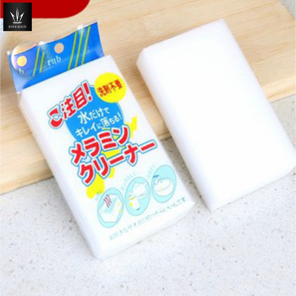 ฟองน้ำมหัศจรรย์ ฟองน้ำนาโน เช็ดคราบทำความสะอาด ขจัดคราบหนัก คราบฝัง