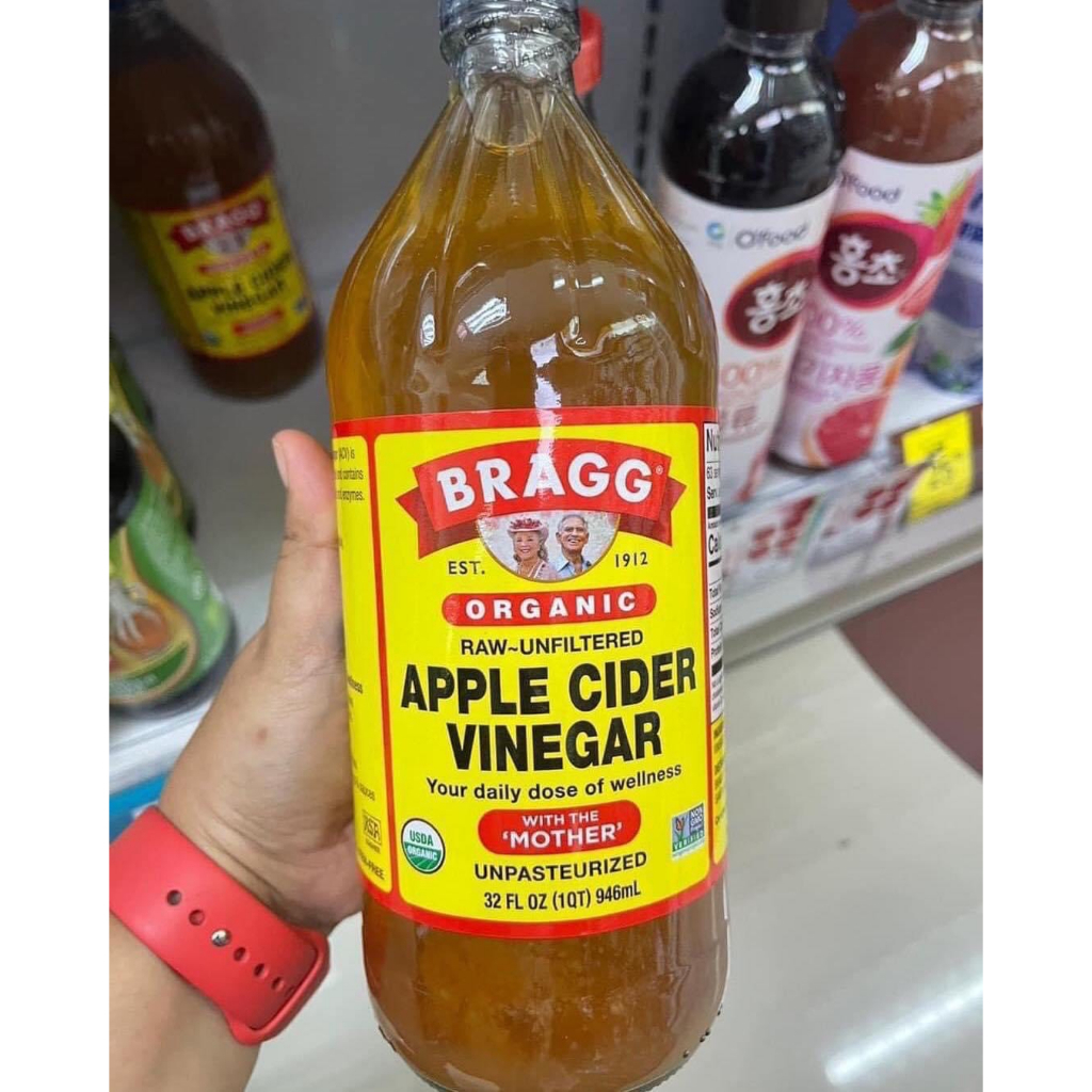 Apple Cider Vinegar with mother 🌿🥬 แบบมีตะกอนธรรมชาติ ขนาด946ml.