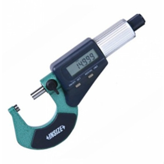 ไมโครมิเตอร์วัดภายนอกแบบดิจิตอล (Digital Outside Micrometers) อินไซส์ (INSIZE) รุ่น 3109-25A ช่วงวัดระยะ 0 - 25 มม.