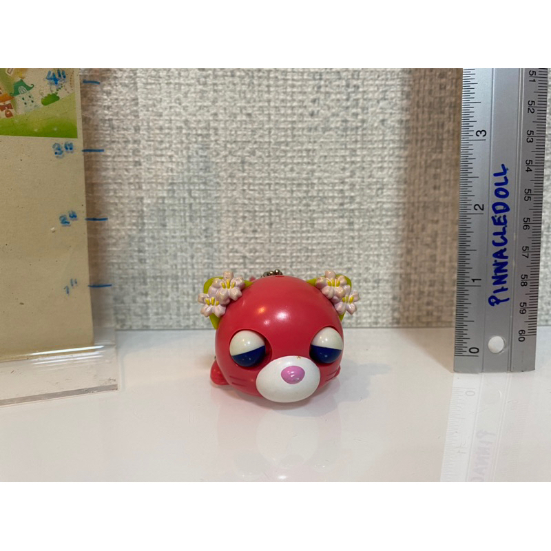 พวงกุญแจหมาOcha-ken ชมพู ขยับได้มีเสียง ของแท้ สภาพ95%