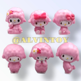 โมเดล my melody - มายเมโลดี้ เซ็ต 6 ตัว ขนาดความสูง 3-3.5 ซม. งานสวย น่ารัก ส่งเร็ว ส่งจากกทม.