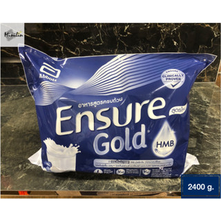 [Exp.06/2025] สูตรใหม่ Ensure Gold Vanilla เอนชัวร์โกลด์วนิลลา แบบถุงเติม 2.4Kg (400 ก. x6) Ensure Gold 2.4 Kg (400g x6)