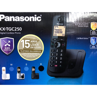 แหล่งขายและราคา📢📢Sale📢กันไปเลยจ้าโทรศัพท์ไร้สาย Panasonic KX-TGC250มีแต่สีดำนะคะอาจถูกใจคุณ