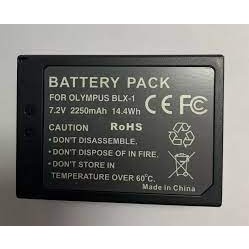 แบตเตอรี่กล้อง BATTERY FOR OLYMPUS รหัสแบต BLX-1 Lithium-Ion Rechargeable Battery