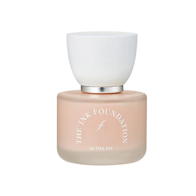 THE FACE SHOP FMGT THE INK FOUNDATION ULTRA FIT SPF20 PA++ (รองพื้น ผิวเรียบเนียน ปกปิด vegan)