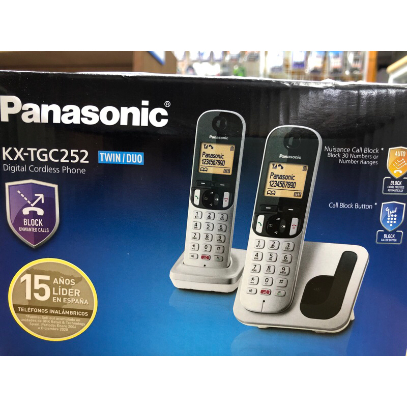 โทรศัพท์ไร้สาย Panasonic KX-TGC252