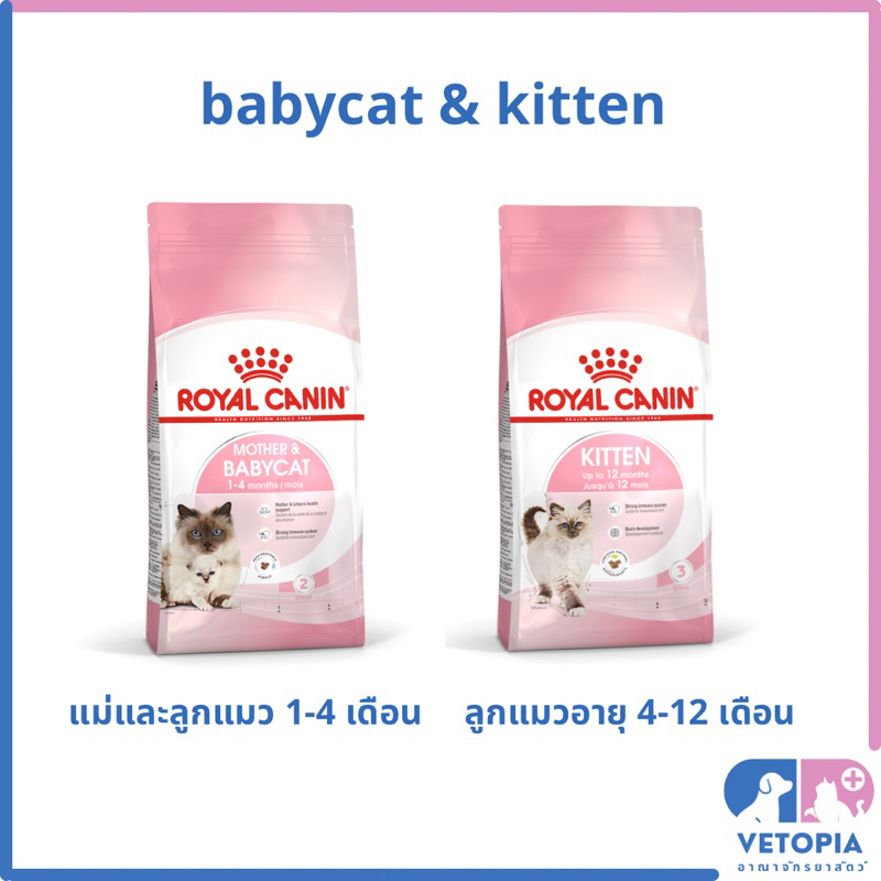 Royal Canin อาหารแมว 400 g mother & baby cat และ kitten