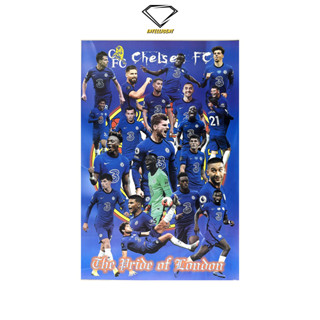 💎Intelligent | โปสเตอร์ CHELSEA 2022 | ขนาด 23.5x34.5 นิ้ว | x 1 แผ่น เชลซี โปสเตอร์ทีมฟุตบอล โปสเตอร์นักกีฬา