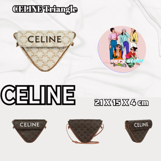 CELINE Triangle/Crossbody/Clutch/Classic Print