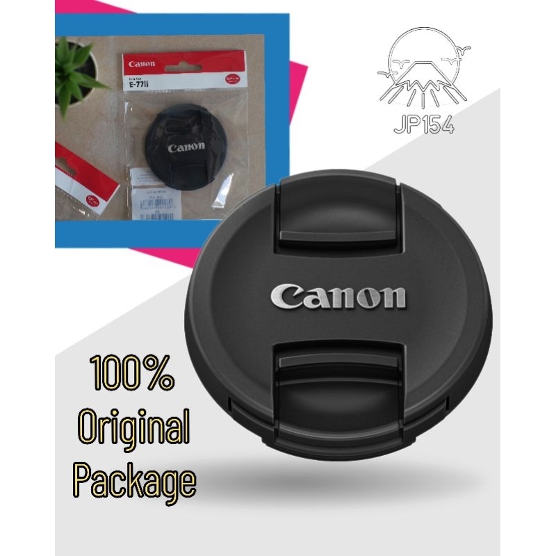 ฝาปิดเลนส์ Canon แท้ Lens Cap 43mm 49mm 52mm 55mm 58mm 77mm 82mm EOS แคนนอน ฝาเลนส์ ฝาปิดหน้าเลนส์ ฝาครอบ ฝากล้อง ของแท้