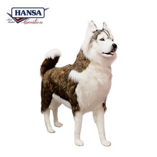 8330 Siberian Husky Beige 115 cm. - ตุ๊กตาหมาไซบีเรียน ฮัสกี้ สีเบจ