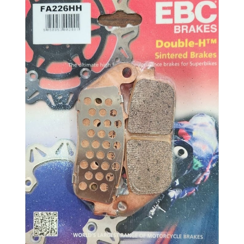 ผ้าเบรค EBC Brakes รุ่น Big bike/ผ้าหน้า Triumph Tiger 800, Street triple 675,S 765, Kawasaki Ninja6