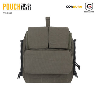 กระเป๋าติดเวส Pouch Zip-On Panel ( Twinfalcons ) วัสดุผ้า Delustering Cordura 500D มีช่องใส่แม็กกาซีนหรือลูกขนาด 40 มม.